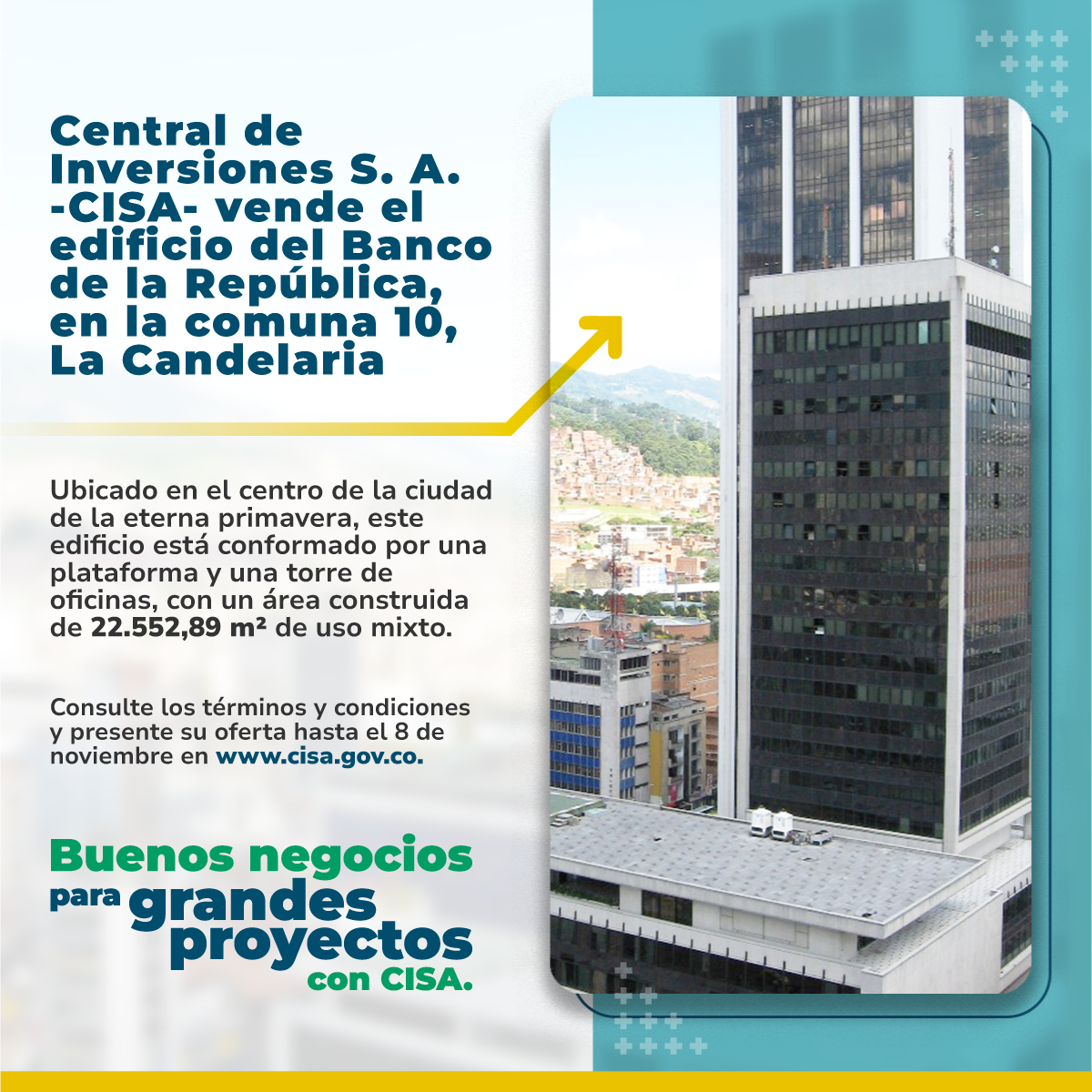 CISA vende en Medellín el Edificio del Banco de la República Minuatura