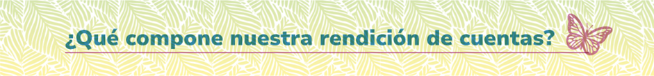 ¿Qué compone la rendición de cuentas?