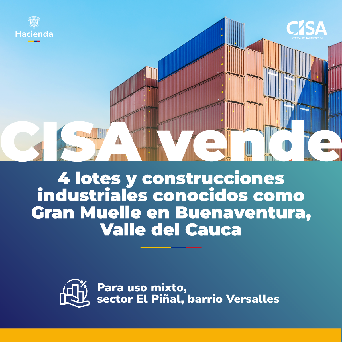 CISA vende 4 lotes y construcciones en el Gran Muelle de Buenaventura Miniatura